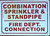 COMBINATION SPRINKLER AND STANDPIPE FIRE DEPARTMENT CONNECTION   Signage