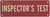 Inspector's Test Sign