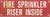 FIRE Sprinkler Riser Inside   Signage