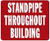 Standpipe Throughout Building    Compliance Sign