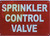 Sprinkler Control Valve Sign