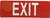 EXIT   Fire Department Sign