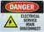 DANGER ELECTRICAL SERVICE MAIN DISCONNECT  Fire Department Sign