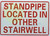 STANDPIPE LOCATED IN OTHER STAIRWELL  Signage