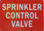 SPRINKLER CONTROL VALVE Hpd Sign