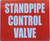 STANDPIPE CONTROL VALVE SIGN -