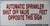 AUTOMATIC SPRINKLER SHUT OFF VALVE FEET OPPOSITE THIS   Fire Department Sign