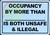 OCCUPANCY BY MORE THAN Hpd Sign