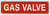 GAS VALVE , Fire Safety Hpd Sign