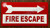 FIRE ESCAPE RIGHT   Sign