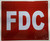 FDC SIGN FIRE DEPARTMENT CONNECTION SIGN
