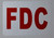 FDC  -fire department connection   Signage