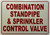 COMBINATION STANDPIPE SPRINKLER CONTROL VALVE Hpd Sign