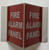 Corridor Fire alarm annunciator sign-Fire alarm annunciator Hallway sign