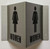 Corridor Women restroom sign-Women restroom Hallway sign