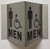 Corridor Men restroom accessible -Men restroom accessible Hallway   Compliance Sign