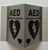 Corridor AED Projecting - Aed hallway Hpd Sign