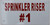 SPRINKLER RISER #1   Fire Department Sign