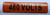 480 Volts Reflective Sticker -Safety Label Decal, 4x1 inch 10-Pack Vinyl for Electrical Pipe Markers  Hpd Sign