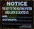 HPD KEY TO THE HEATING SYSTEM SIGN (27-2033)-black