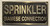 Cast Aluminum  - cast bronze color/cast brass color  Compliance Sign