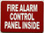FIRE ALARM CONTROL PANEL INSIDE Hpd Sign