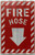 FIRE HOSE STICKER  Fire Department Sign