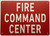 Fire Command Center Hpd Sign