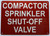 COMPACTOR SPRINKLER SHUT-OFF VALVE SIGN