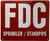 FDC sprinkler standpipe Hpd Sign