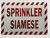 Sprinkler Siamese   Signage