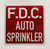 FDC auto sprinkler   Signage