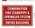 Combination fire standpipe and sprinkler system  entire building   Signage