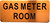 GAS METER ROOM SIGN