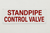 standpipe control valve    Signage