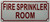 FIRE SPRINKLER ROOM   Sign