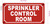 Sign Sprinkler control room
