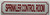 SPRINKLER CONTROL ROOM   Sign