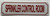 SPRINKLER CONTROL ROOM Hpd Sign
