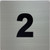 Sign Apartment number 2