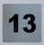 unit number 13