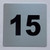 Sign Apartment number 15