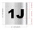 Apartment number 1J