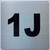 Sign Apartment number 1J