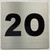 Sign Apartment number 2O