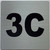 Sign Apartment number 3C