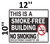 SIGN This is A Smoke Free Building NO Smoking OR Electronic Cigarette USE