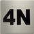 Sign Apartment number 4N
