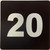 Sign Apartment number 20