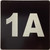 Sign Apartment number 1A